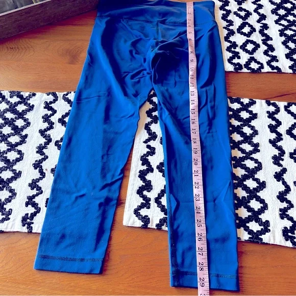 90 Degrees workout athletic yoga Blue Leggings womens size small S - Picture 5 of 6